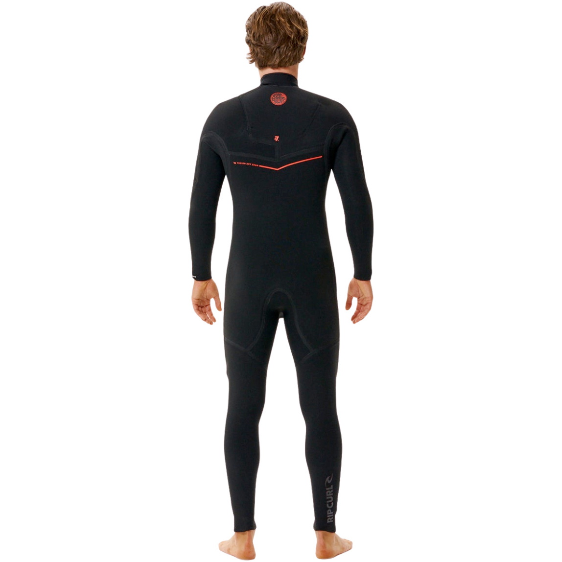 2026 Rip Curl Mens Flashbomb Fusion 3/2mm Chest Zip Wetsuit 177MFS - Black